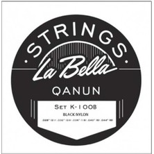 Aurax La Bella K100B Kanun Teli Takım Siyah Misina