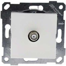 Mutlusan Rita Beyaz F Konnektörlü Tv Prizi