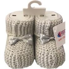 Recos Kız Erkek Bebek Triko Yenidoğan Örgü Patik