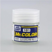 Mr Hobby Gunze C181 10 Ml. Semi-Gloss Super Clear, Mr.color Serisi Maket Boyası