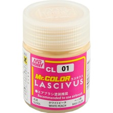Mr Hobby Gunze CL01 18 Ml. Lascivus White Peach, Mr.color Serisi Maket Boyası
