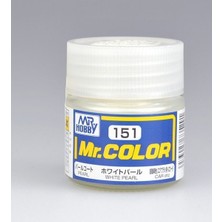Mr Hobby Gunze C151 10 Ml. White Pearl, Mr.color Serisi Maket Boyası