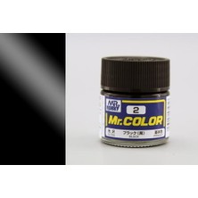 Mr Hobby Gunze C002 10 Ml. Black, Mr.color Serisi Maket Boyası