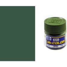 Mr Hobby Gunze C320 10 Ml. Dark Green, Mr.color Serisi Maket Boyası