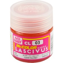 Mr Hobby Gunze CL03 10 Ml. Lascivus Pale Clear Red, Mr.color Serisi Maket Boyası