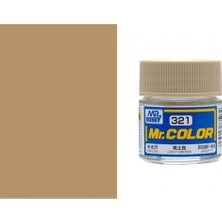 Mr Hobby Gunze C321 10 Ml. Light Brown, Mr.color Serisi Maket Boyası