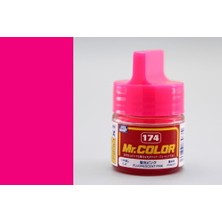 Mr Hobby Gunze C174 10 Ml. Fluorescent Pink, Mr.color Serisi Maket Boyası