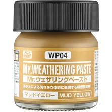 Mr Hobby Gunze WP04 40 Ml. Mr.weathering Paste, Mud Yellow, Eskitme Macunu