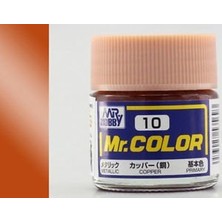 Mr Hobby Gunze C010 10 Ml. Copper, Mr.color Serisi Maket Boyası