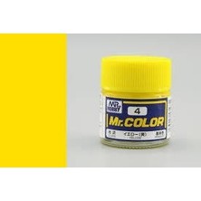 Mr Hobby Gunze C004 10 Ml. Yellow, Mr.color Serisi Maket Boyası