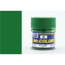 Mr Hobby Gunze C006 10 Ml. Green, Mr.color Serisi Maket Boyası