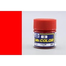 Mr Hobby Gunze C003 10 Ml. Red, Mr.color Serisi Maket Boyası