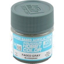 Mr Hobby Gunze H515 10 Ml. Faded Gray (Blassgrau), Aqueous Serisi Maket Boyası