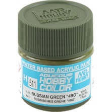 Mr Hobby Gunze H511 10 Ml. Russian Green (4bo), Aqueous Serisi Maket Boyası