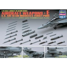 Hasegawa X48-17 36117 1/48 Savaş Uçağı Silahları-E Demonte Plastik Maket Seti