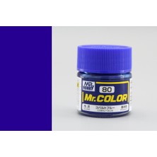 Mr Hobby Gunze C080 10 Ml. Cobald Blue, Mr.color Serisi Maket Boyası