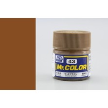 Mr Hobby Gunze C043 10 Ml. Wood Brown, Mr.color Serisi Maket Boyası