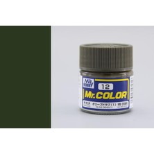 Mr Hobby Gunze C012 10 Ml. Olive Drab (1), Mr.color Serisi Maket Boyası