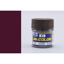 Mr Hobby Gunze C041 10 Ml. Red Brown, Mr.color Serisi Maket Boyası