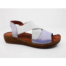 Catelli 359 Hakiki Deri Confort Casual Anatomik Bayan Sandaleti