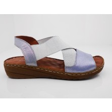 Catelli 359 Hakiki Deri Confort Casual Anatomik Bayan Sandaleti