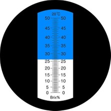 Atc Refraktometre 0..50 °bx Meyve Suyu / Bira Mayası / Reçel / Konsantre Şeker Çözeltileri Ölçer