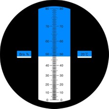 Atc Refraktometre 0..80 °bx Meyve Suyu / Reçel / Gıda Endüstrisi Ölçer