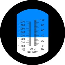 Atc Tuzluluk/yoğunluk Ölçer Refraktometre - 0 – 10 % Atc - Deniz Suyu / Tuzlu Çözeltiler Ölçümü