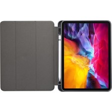 Sunsky IPAD Pro 11 (2021) Deri Kılıf Siyah Gri