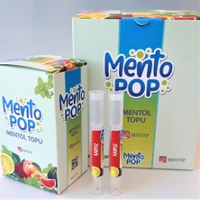 Mento Pop Mentol Topu 60 Adet Karpuzlu Mentol + Aplikatör
