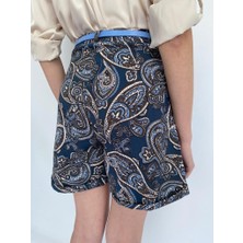 Key Moda Kadın Etnik Desenli Şort