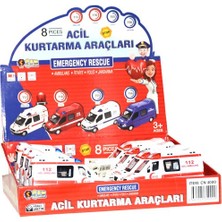 Oyuncak Zinciri Sesli Metal Ambulans