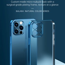 Sulada Apple iPhone 13 Pro Için Natural Color Serisi Düşmeye Dayanıklı Galvanik Yumuşak Tpu Telefon Kılıfı - Siyah (Yurt Dışından)