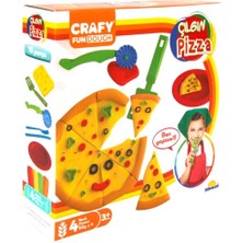 Oyuncak Zinciri Sunman, Crafy Çılgın Pizza Oyun Hamuru Seti 200 gr