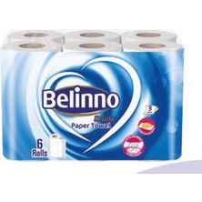 Belinno Deluxe Havlu 3 Katlı 85 Yaprak 6 Rulo 4'lü