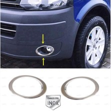 Fams Otomotiv VW Caddy Krom Sis Farı Çerçevesi 2 Parça 2010-2015 Paslanmaz Çelik