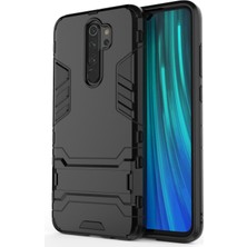 Dacare Xiaomi Redmi Note 8 Pro Için Plastik + Tpu Telefon Kılıfı - Siyah (Yurt Dışından)