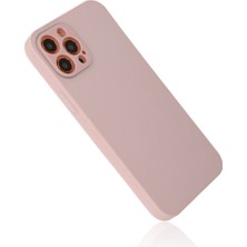 Ahk Apple iPhone 12 Pro Kılıf Glass Kapak - Pembe