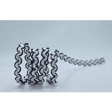 Onurteks Siyah Simli Zikzak Şerit0,3 mm