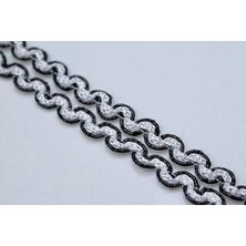 Onurteks Siyah Simli Zikzak Şerit0,3 mm