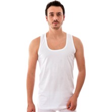 Tutku Erkek 3'lü Penye Atlet Beyaz 0101-