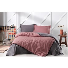 Özdilek Nevresim Takımı Ametist Antrasit Colormix Düz