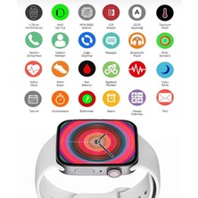 Tekno Shopping Watch 7 Pro Yeni Kasa Hd Ekran Çift Tuş Aktif Kırmızı Akıllı Saat