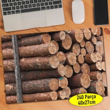 Asilmeydan Ormanda Odun Kütük Istifi 240 Parça Puzzle YAPBOZ-64646813