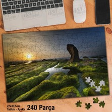 Asilmeydan Asil Hobi Sahil - Yosun - Manzara - Deniz -Doğa Yapboz -Ayak Destekli Çerçeveli 240 Parça Puzzle