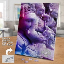 Asilmeydan Asil Hobi Fil - Heykel - Tapınak - Buda Yapboz - Ayak Destekli Çerçeveli 240 Parça Puzzle