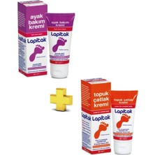 Lapitak Ayak Bakım 60 Kremi ml + Topuk Çatlak Kremi 60 ml