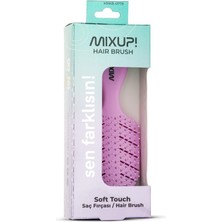 Mixup Mini Palmiye Soft Touch Saç Fırçası  Lila