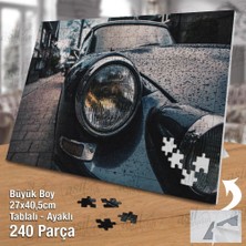 Asilmeydan Asil Hobi Klasik Araba - Nostalji - Otomobil Yapboz -Ayak Destekli Çerçeveli 240 Parça Puzzle