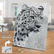 Asilmeydan Asil Hobi Leopar - Vahşi Yaşam - Yırtıcı Hayvan Yapboz -Ayak Destekli Çerçeveli 240 Parça Puzzle